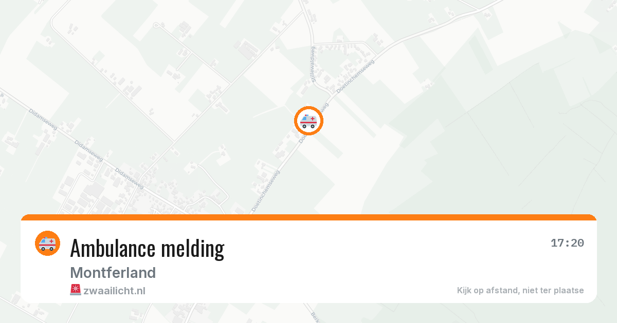 Ambulance melding — 10 jun 2026