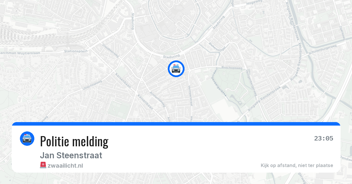 Politie melding — 6 jul 2026