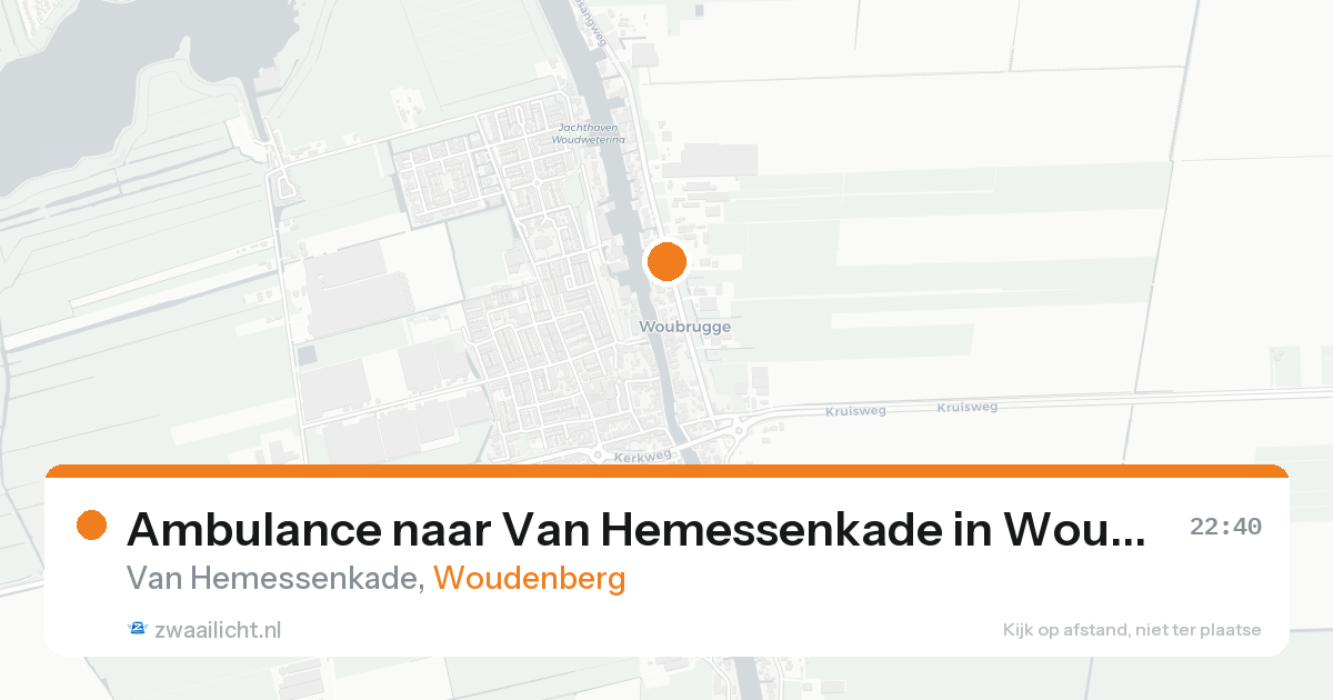 Ambulance naar Van Hemessenkade in Woudenberg — 17 aug 2026