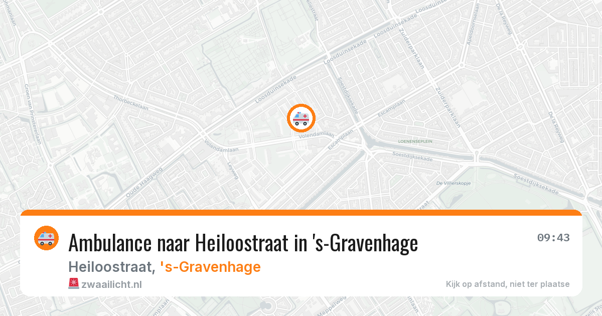 Ambulance naar Heiloostraat in 's-Gravenhage — 2 apr 2026