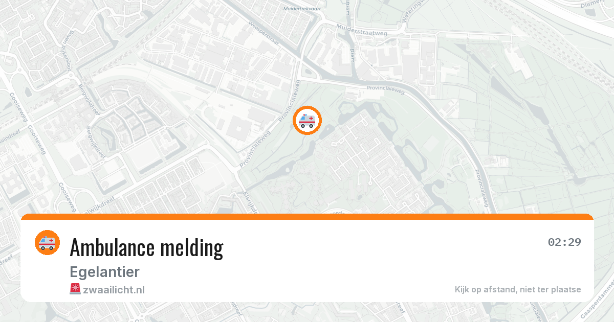 Ambulance melding — 22 mei 2026