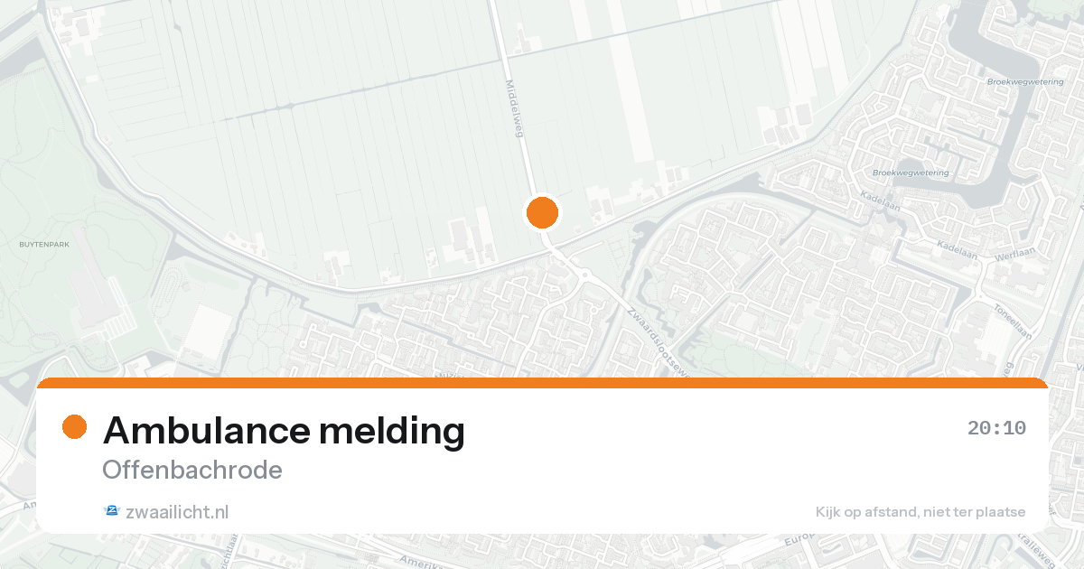 Ambulance melding — 31 jan 2026