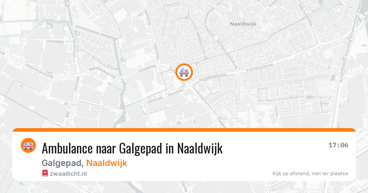 Ambulance naar Galgepad in Naaldwijk — 13 mei 2026
