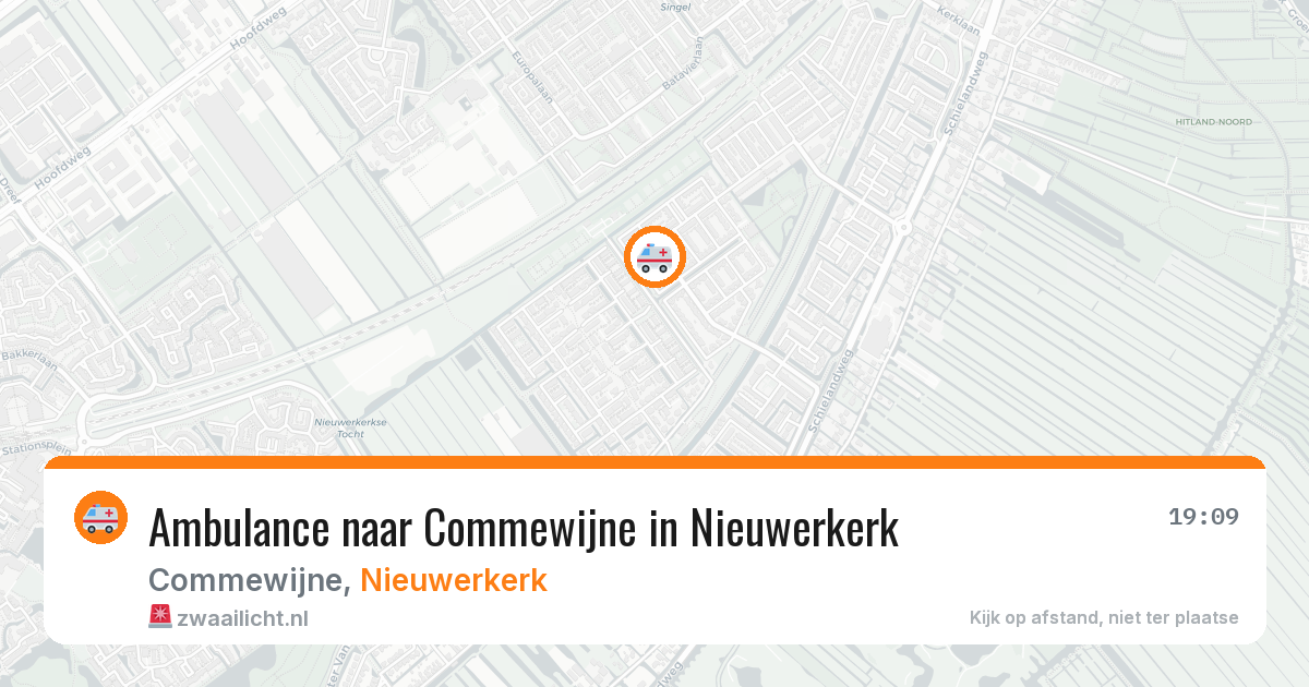 Ambulance naar Commewijne in Nieuwerkerk — 20 mei 2026