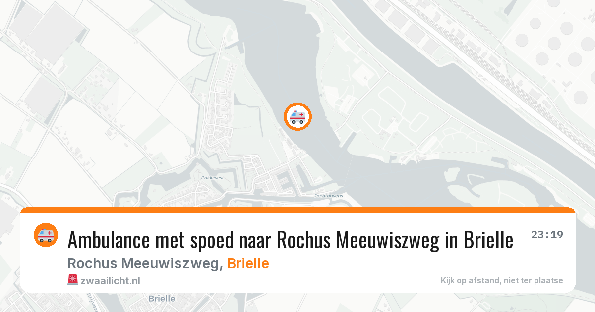 Ambulance met spoed naar Rochus Meeuwiszweg in Brielle — 5 jul 2026
