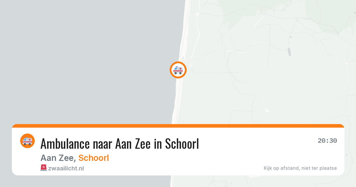 Ambulance naar Aan Zee in Schoorl — 23 jul 2026
