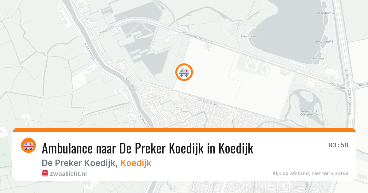 Ambulance naar De Preker Koedijk in Koedijk — 9 feb 2026