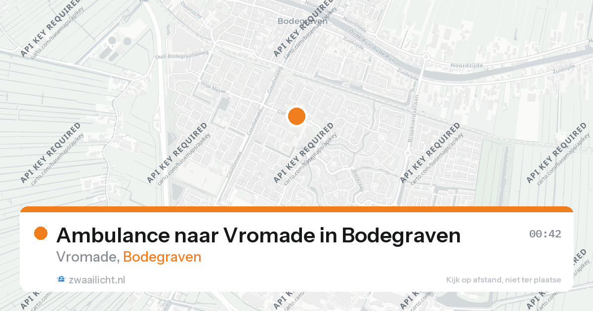 Ambulance naar Vromade in Bodegraven — 24 jun 2026