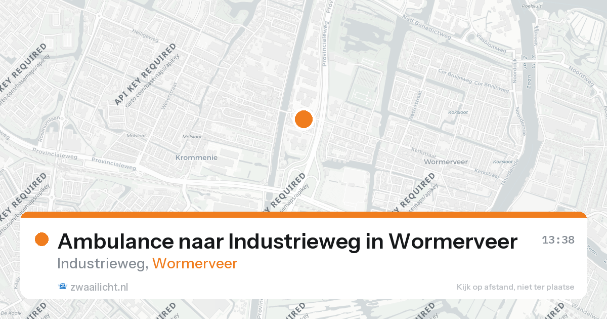 Ambulance naar Industrieweg in Wormerveer — 19 feb 2026
