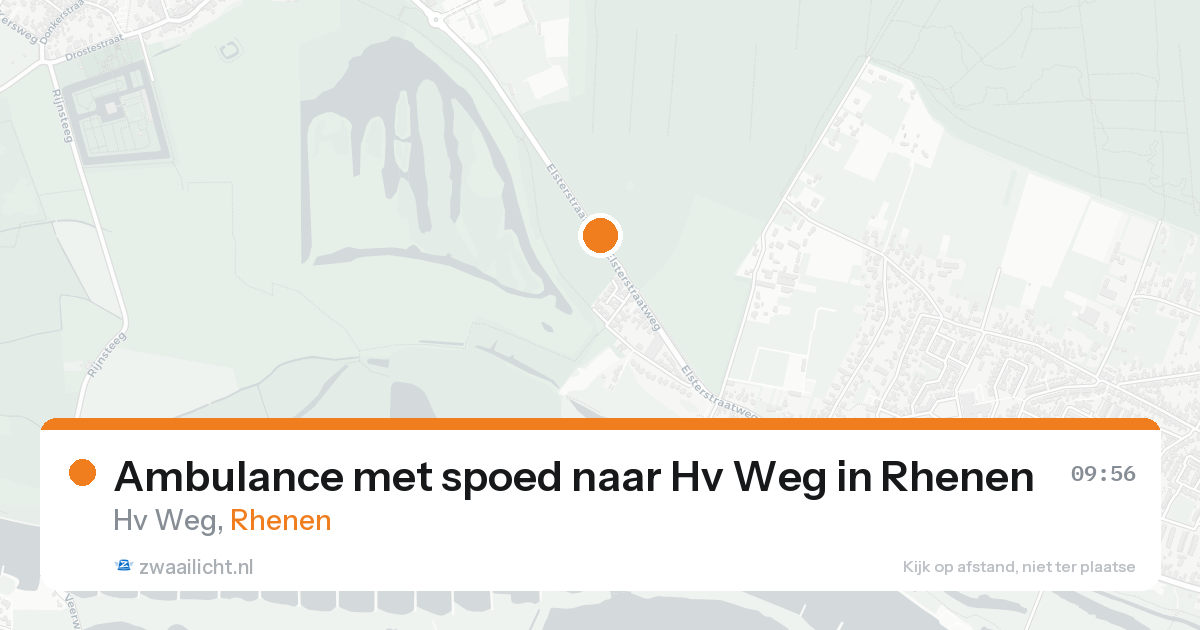 Ambulance met spoed naar Hv Weg in Rhenen — 4 jul 2026