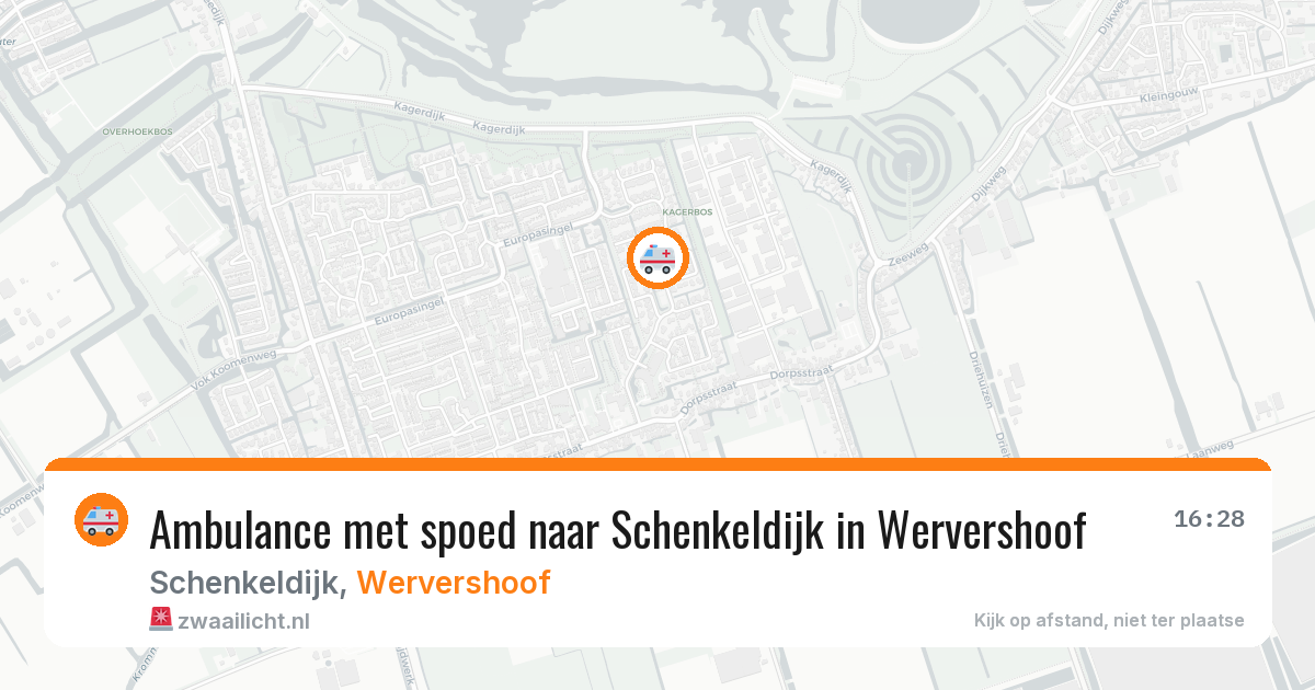 Ambulance met spoed naar Schenkeldijk in Wervershoof — 7 jun 2026