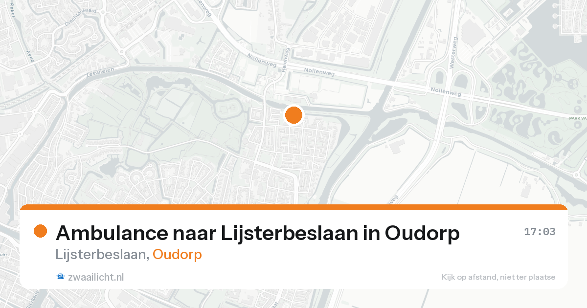 Ambulance naar Lijsterbeslaan in Oudorp — 26 mei 2026