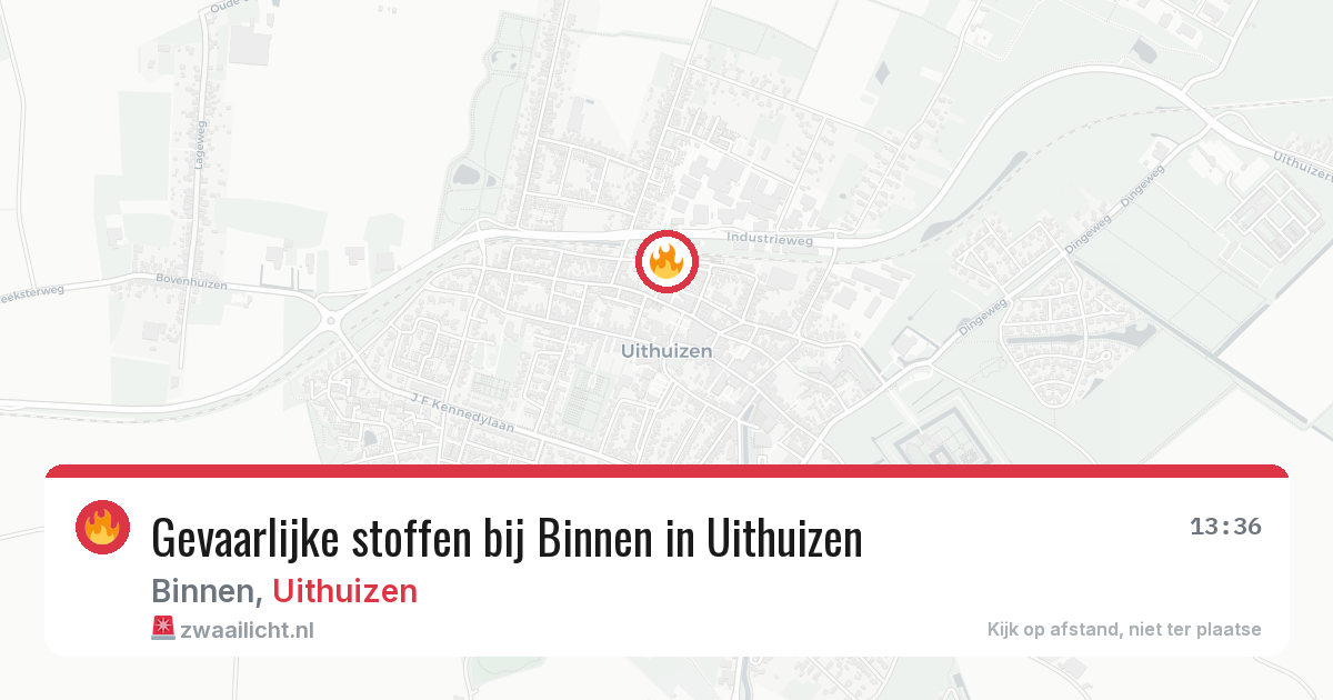 Gevaarlijke stoffen bij Binnen in Uithuizen — 11 feb 2026