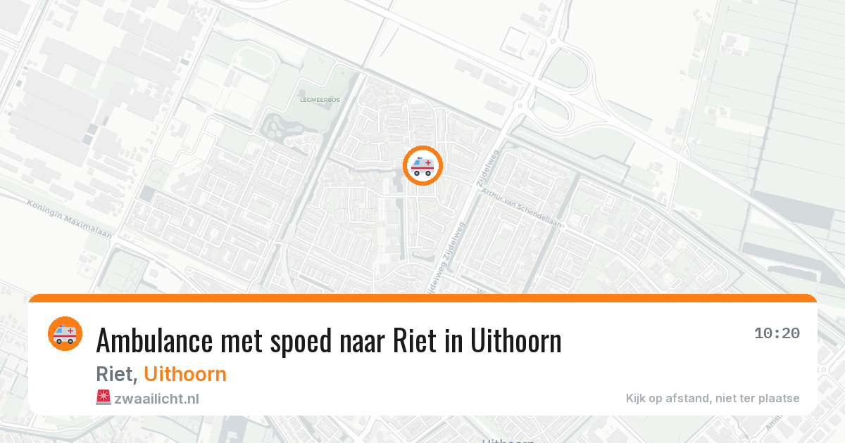 Ambulance met spoed naar Riet in Uithoorn — 9 feb 2026