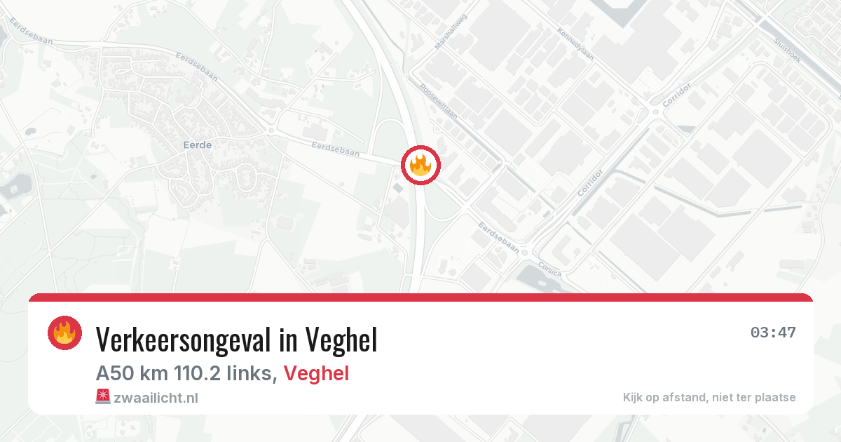 Verkeersongeval in Veghel — 12 aug 2026