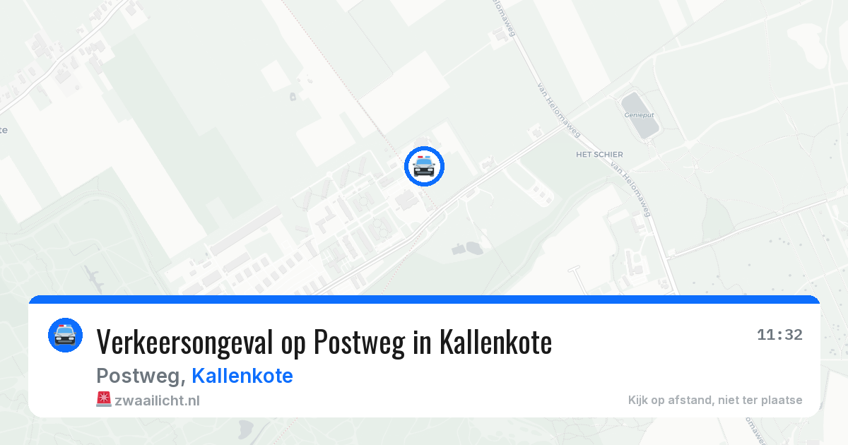 Verkeersongeval op Postweg in Kallenkote — 8 jun 2026