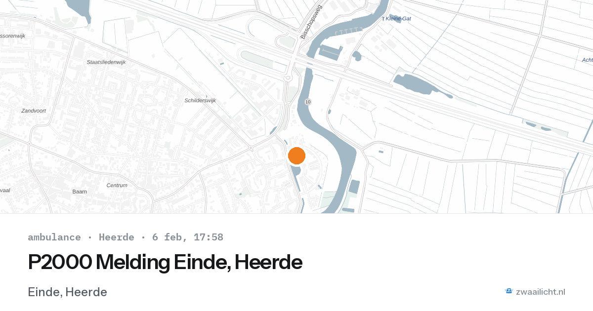 P2000 Melding Einde, Heerde — 6 feb 2026