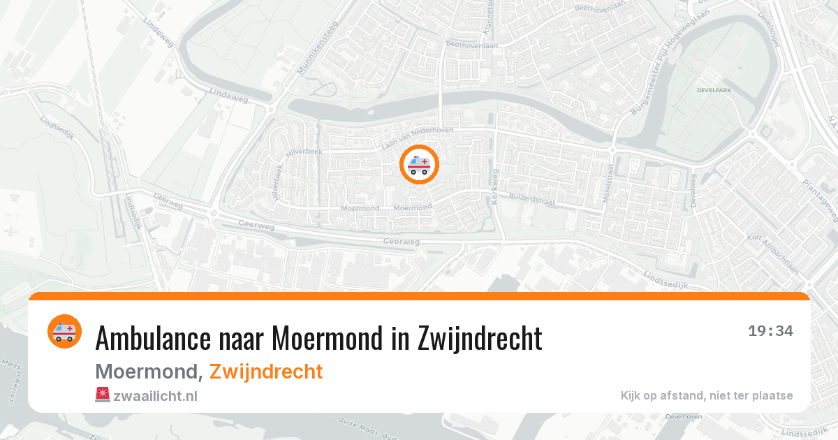 Ambulance naar Moermond in Zwijndrecht — 14 jun 2026