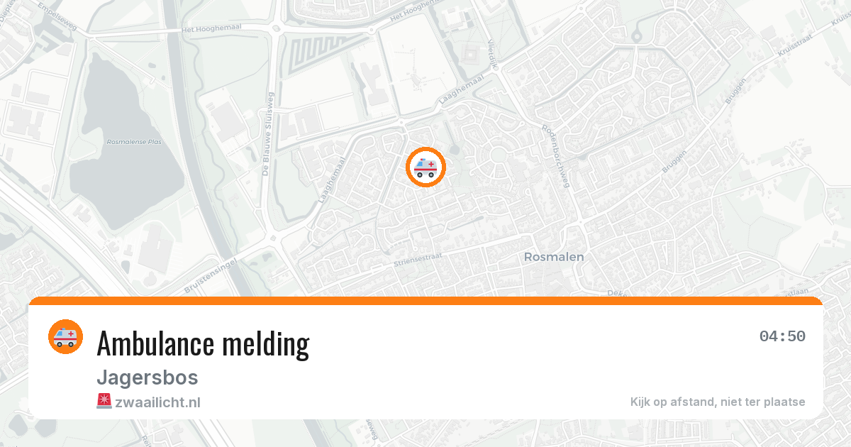 Ambulance melding — 30 jan 2026