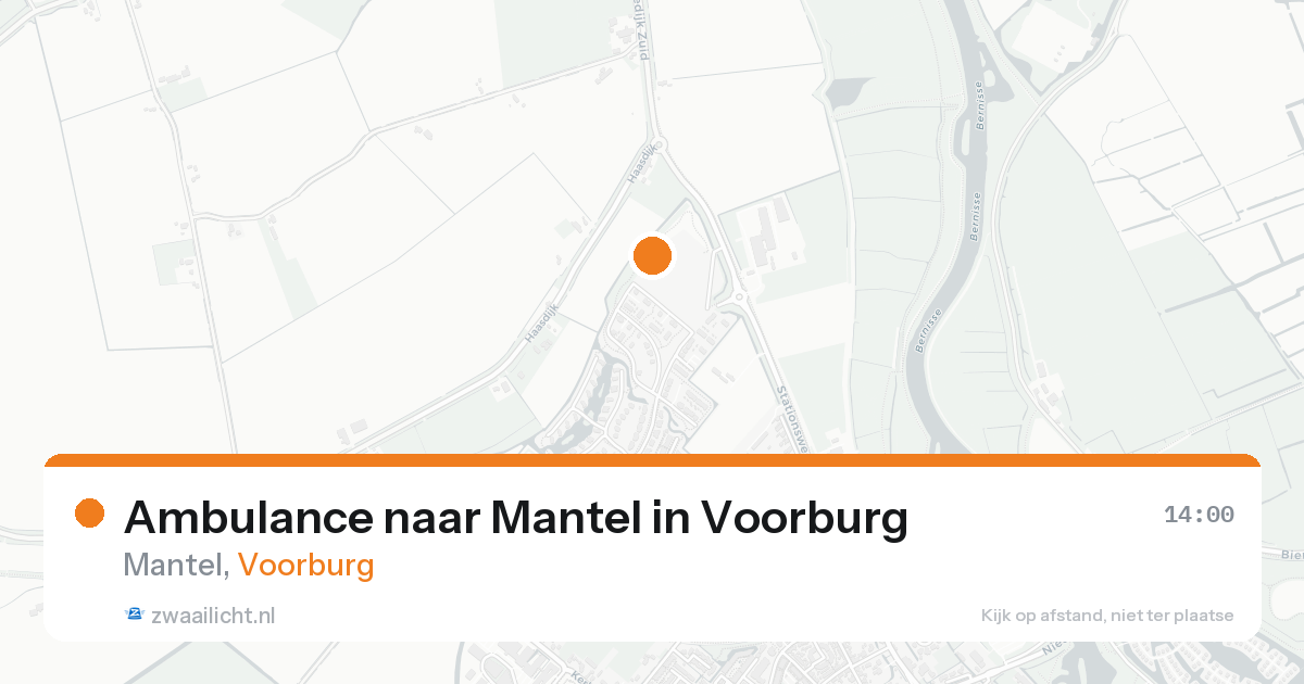 Ambulance naar Mantel in Voorburg — 24 aug 2026
