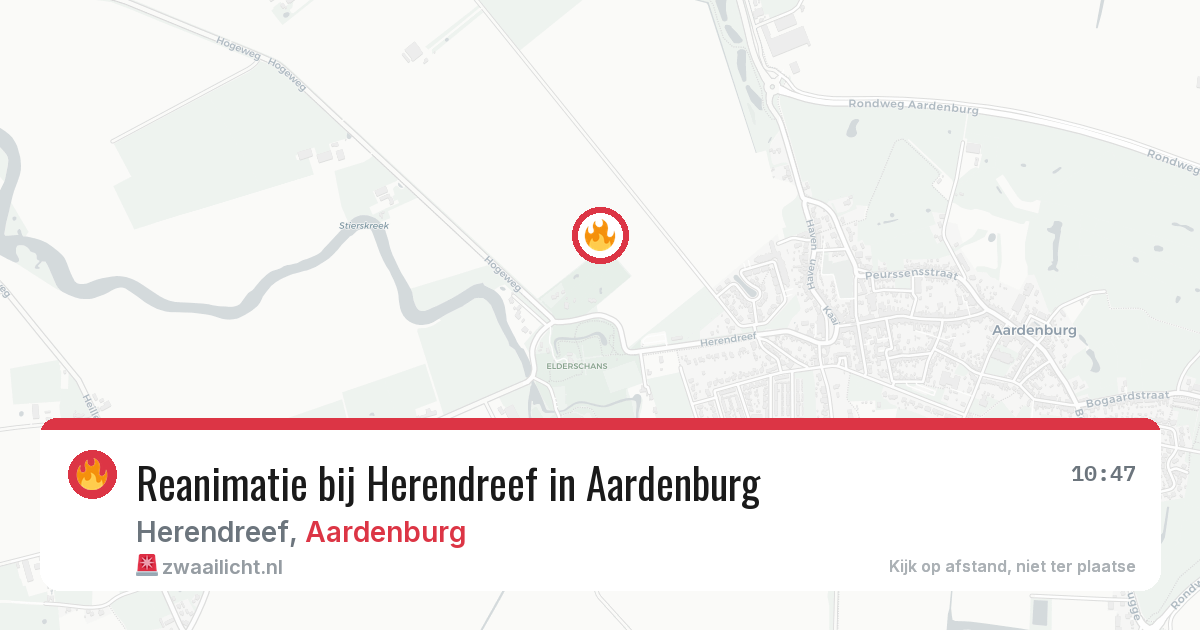 Reanimatie bij Herendreef in Aardenburg — 5 jul 2026