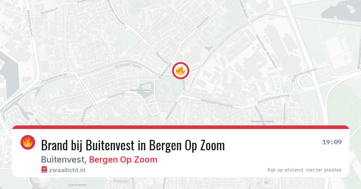 Brand bij Buitenvest in Bergen Op Zoom — 31 mei 2026