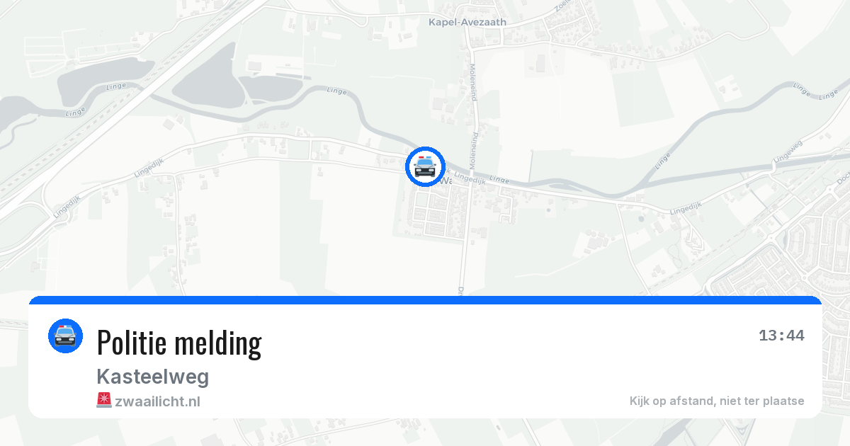 Politie melding — 9 jun 2026