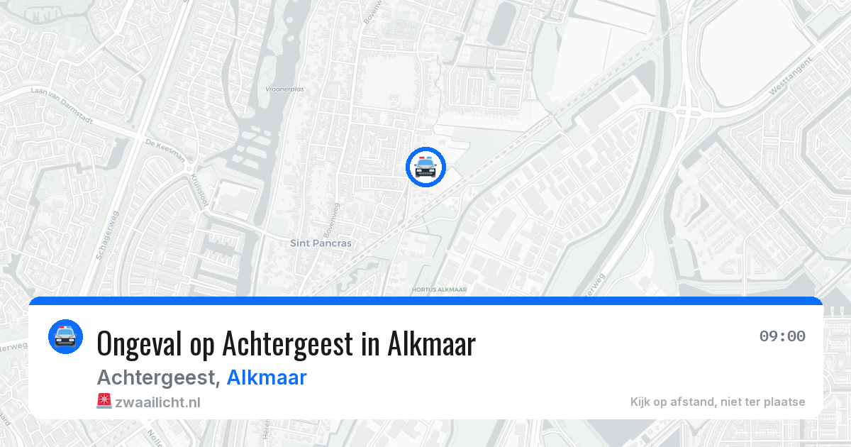 Ongeval op Achtergeest in Alkmaar — 14 jul 2026