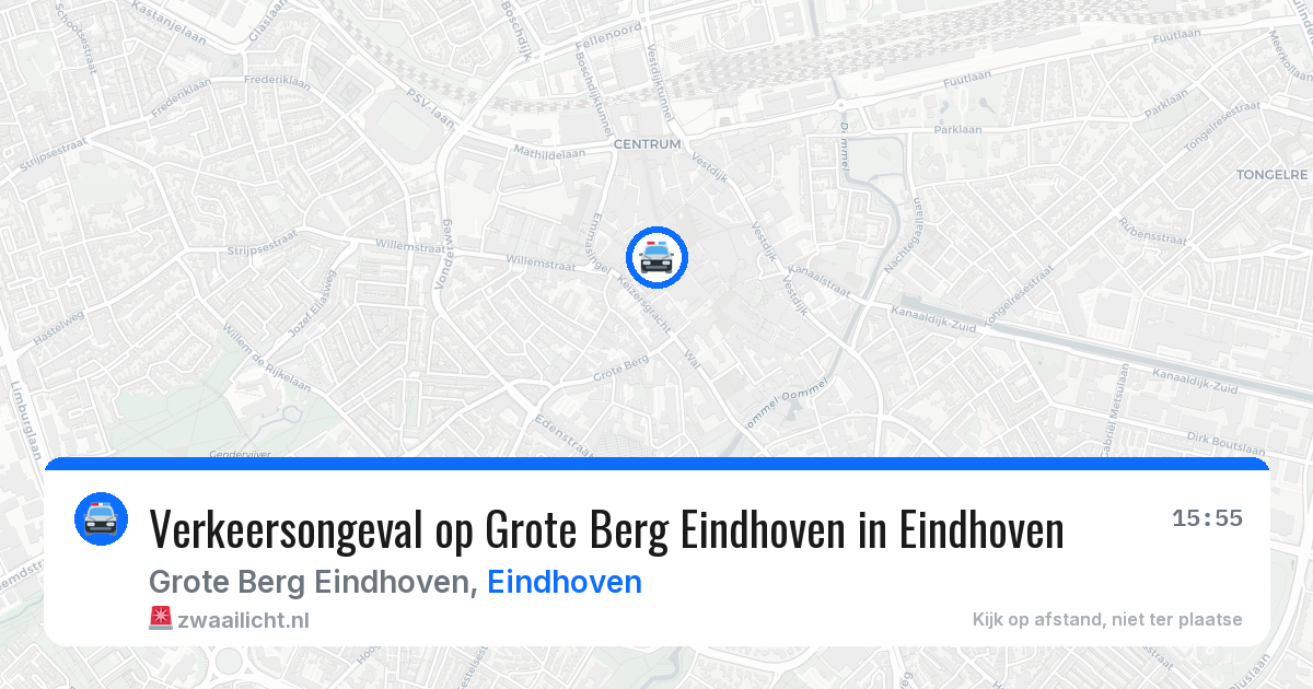 Verkeersongeval op Grote Berg Eindhoven in Eindhoven — 17 jun 2026