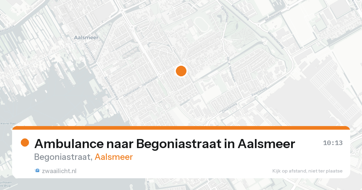 Ambulance naar Begoniastraat in Aalsmeer — 7 feb 2026