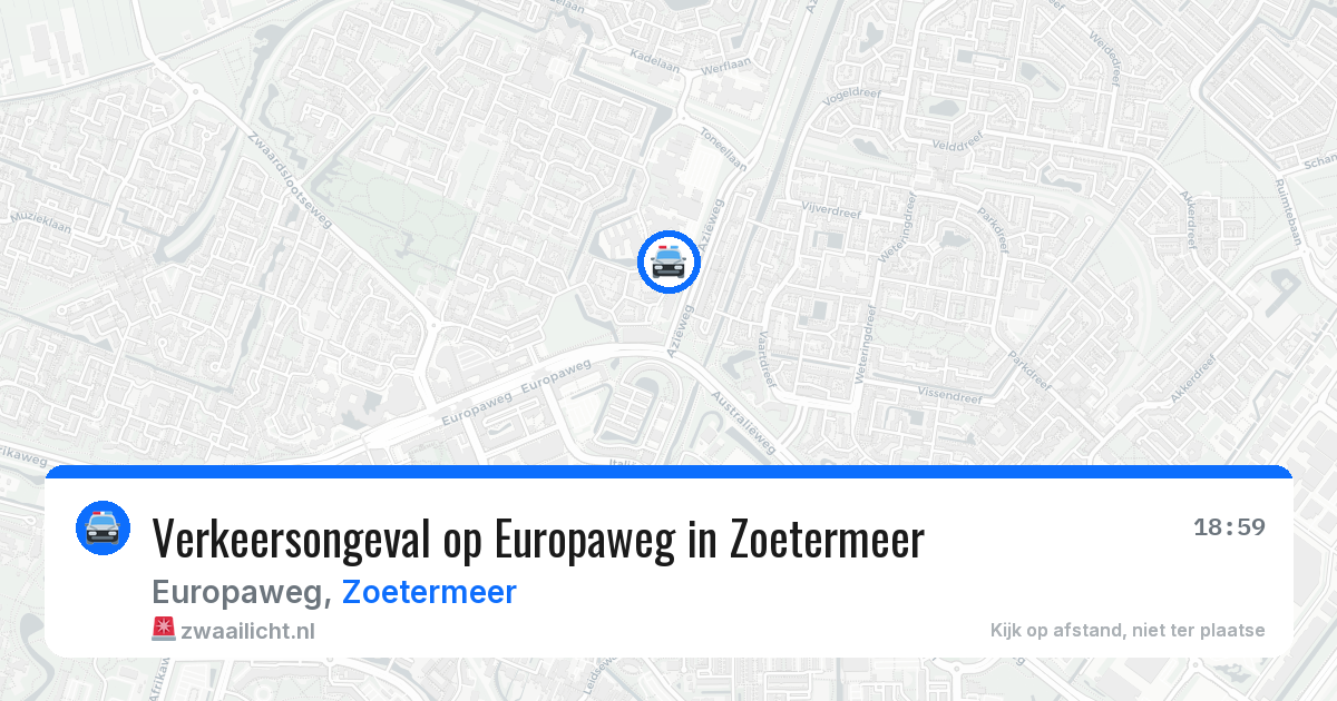 Verkeersongeval op Europaweg in Zoetermeer — 8 jun 2026