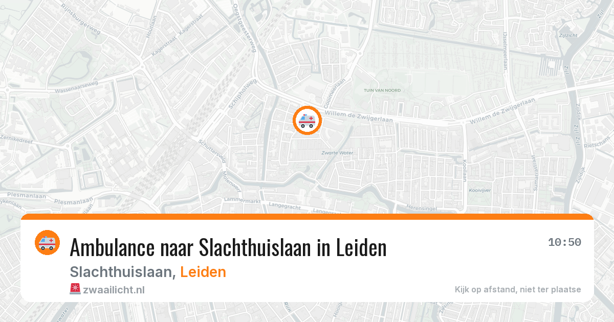 Ambulance naar Slachthuislaan in Leiden — 2 jun 2026