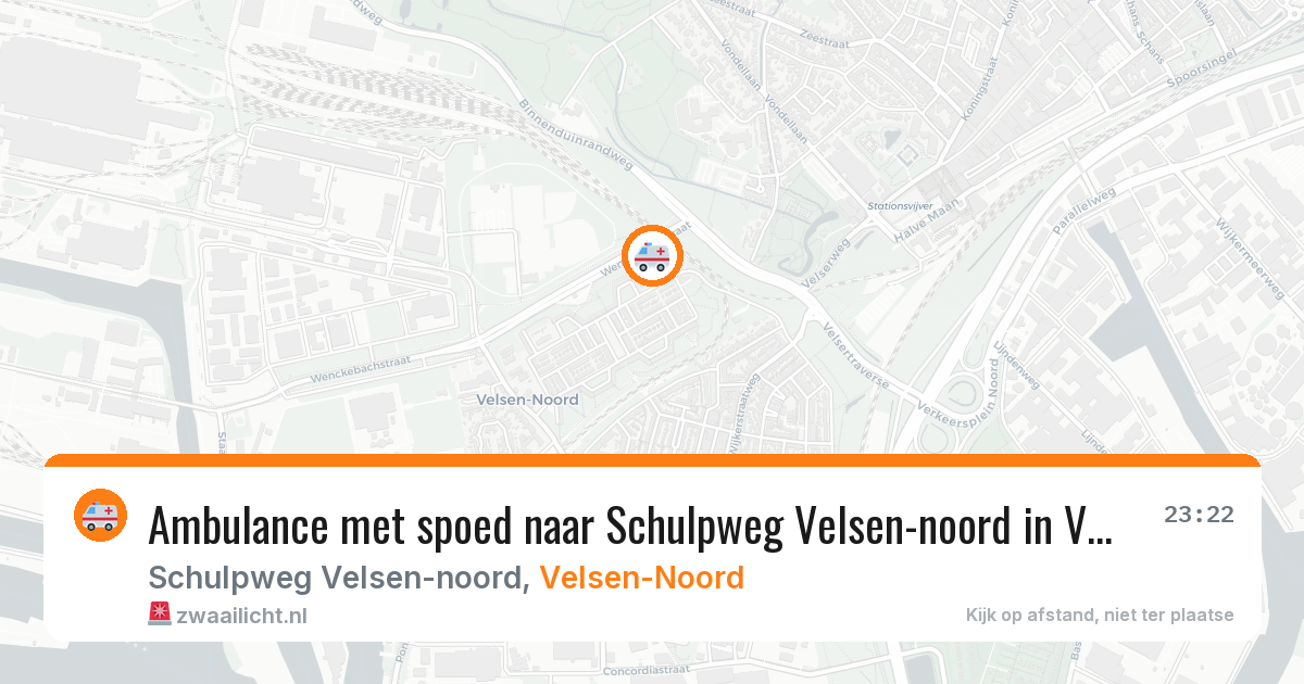 Ambulance met spoed naar Schulpweg Velsen-noord in Velsen-Noord — 26 mei 2026