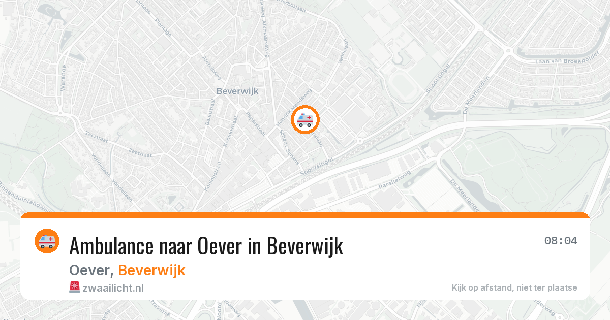 Ambulance naar Oever in Beverwijk — 22 jul 2026