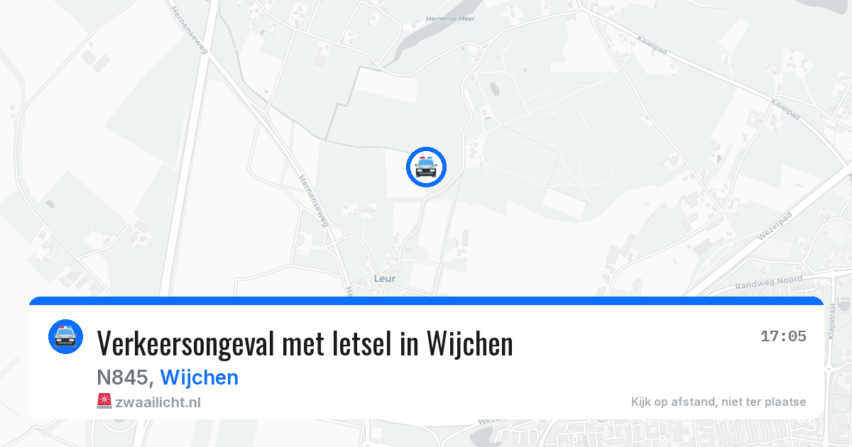 Verkeersongeval met letsel in Wijchen — 10 apr 2026