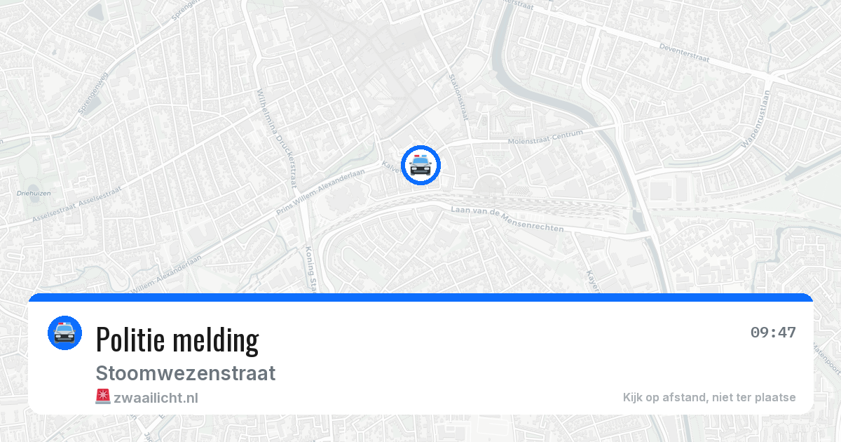 Politie melding — 30 jun 2026