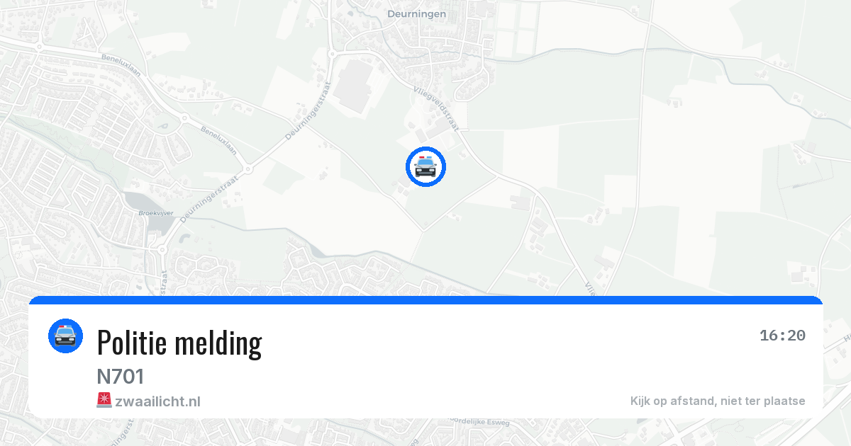 Politie melding — 7 jul 2026