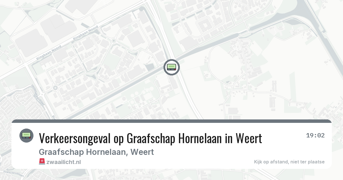 Verkeersongeval op Graafschap Hornelaan in Weert — 30 jun 2026