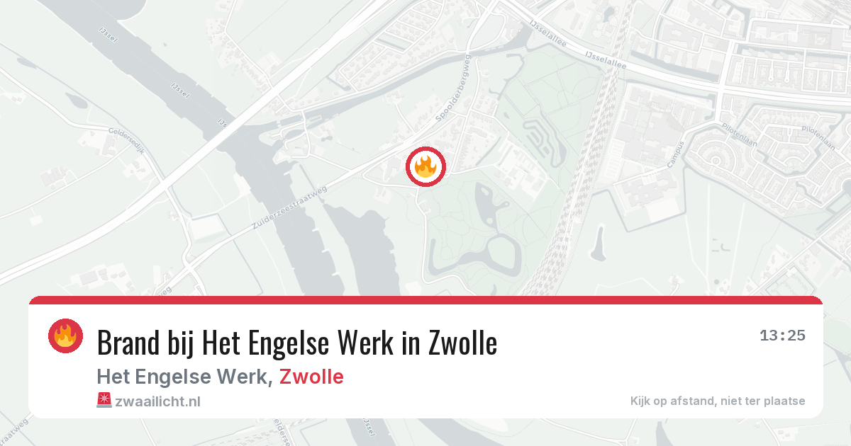Brand bij Het Engelse Werk in Zwolle — 28 jun 2026