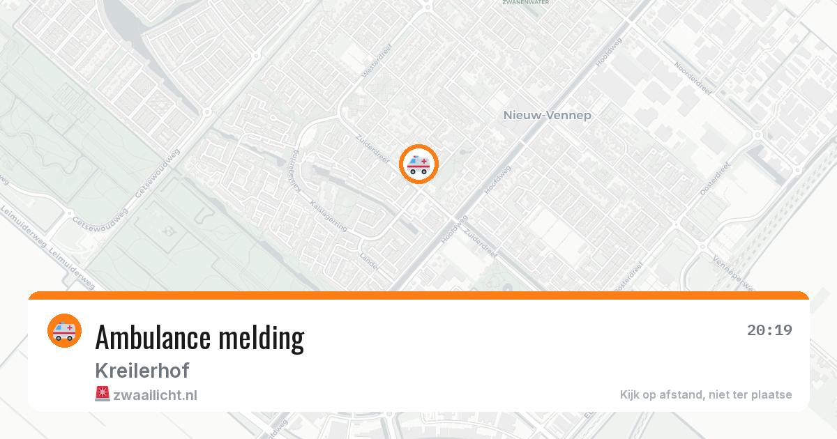 Ambulance melding — 28 jul 2026