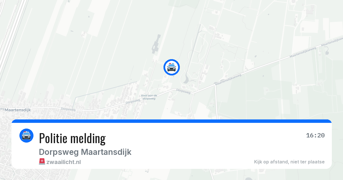 Politie melding — 1 jul 2026