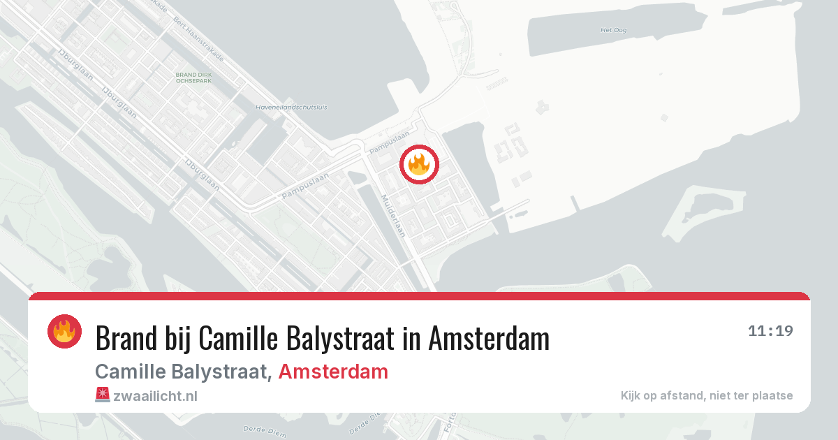 Brand bij Camille Balystraat in Amsterdam — 28 jul 2026