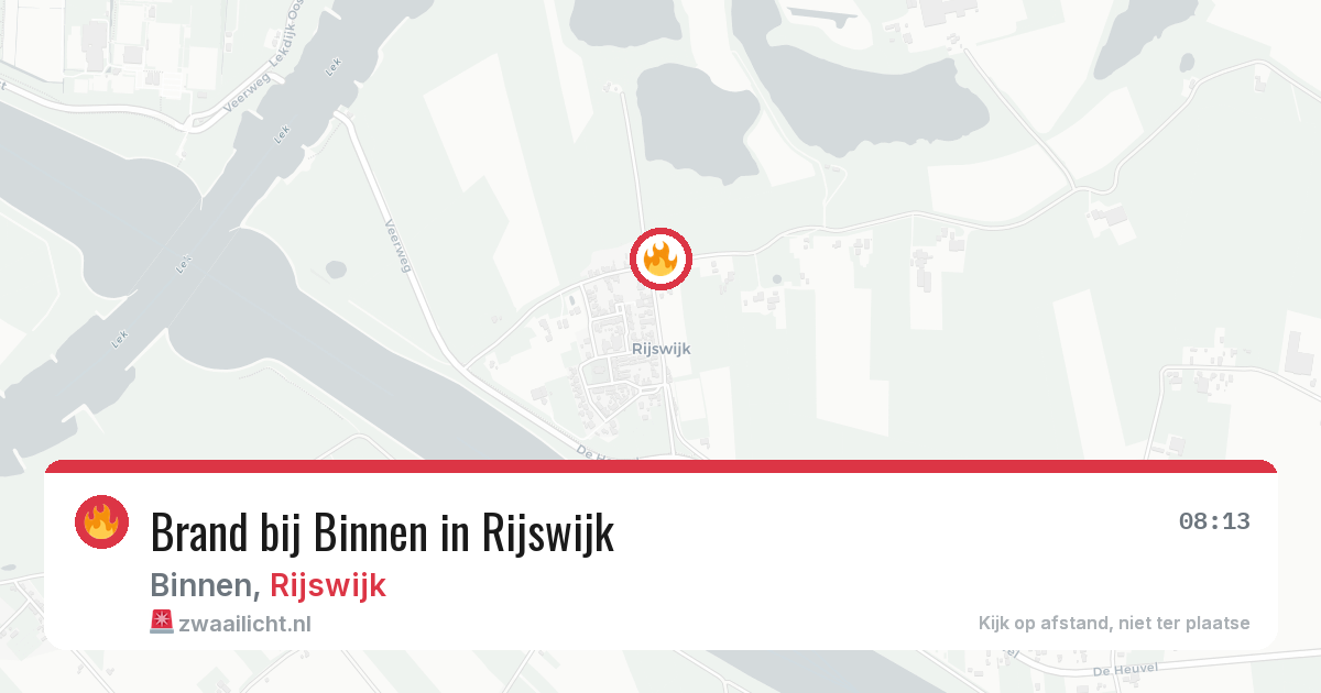 Brand bij Binnen in Rijswijk — 5 apr 2026