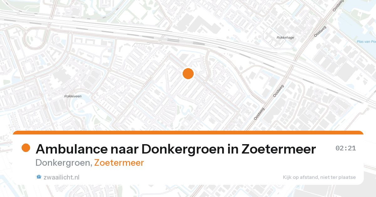 Ambulance naar Donkergroen in Zoetermeer — 27 aug 2026