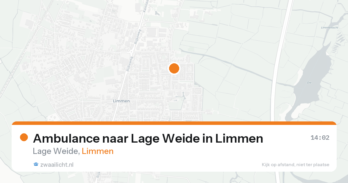Ambulance naar Lage Weide in Limmen — 20 mei 2026