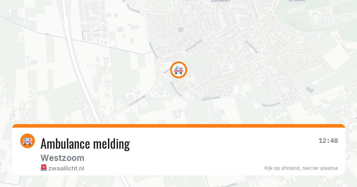Ambulance melding — 6 apr 2026