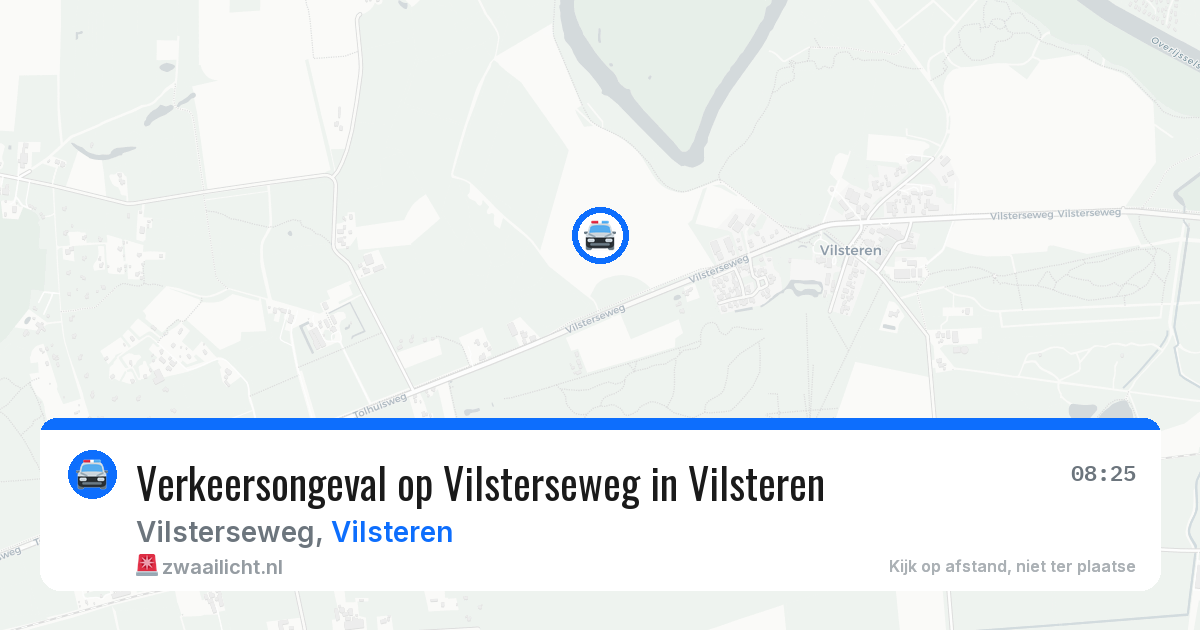 Verkeersongeval op Vilsterseweg in Vilsteren — 8 feb 2026