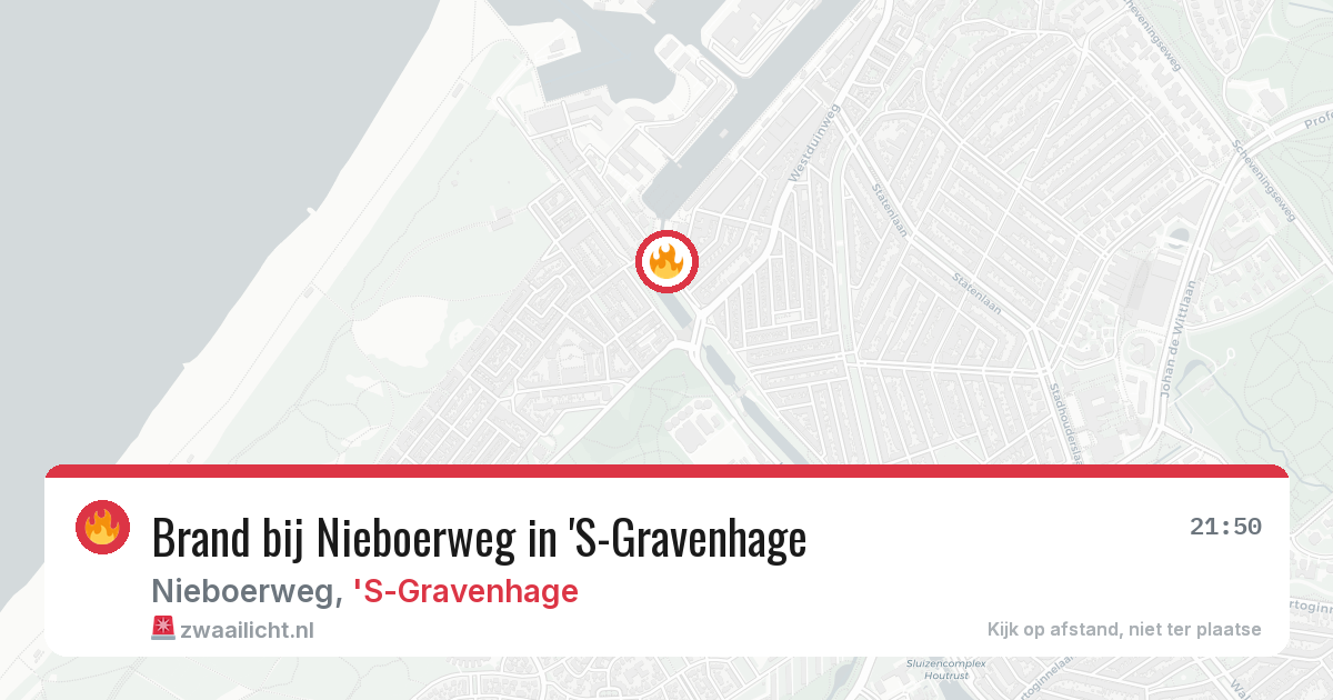 Brand bij Nieboerweg in 'S-Gravenhage — 24 jun 2026