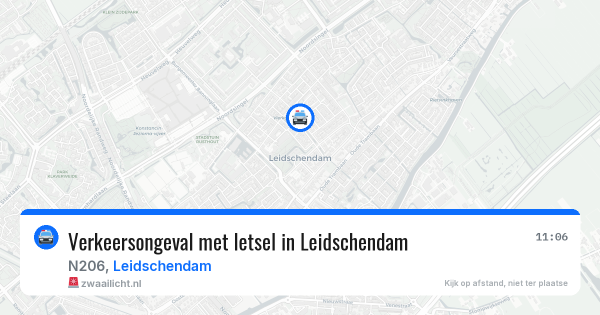 Verkeersongeval met letsel in Leidschendam — 20 apr 2026