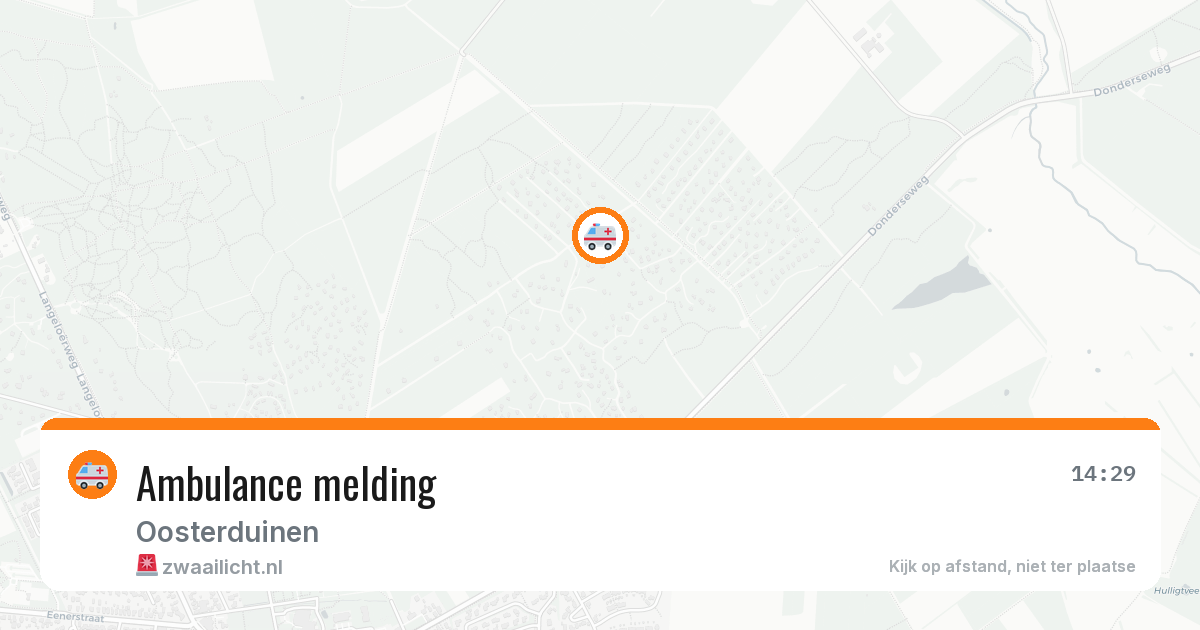 Ambulance melding — 6 jun 2026